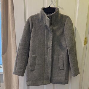 J. Crew Women’s Gray Wool Cocoon Coat
